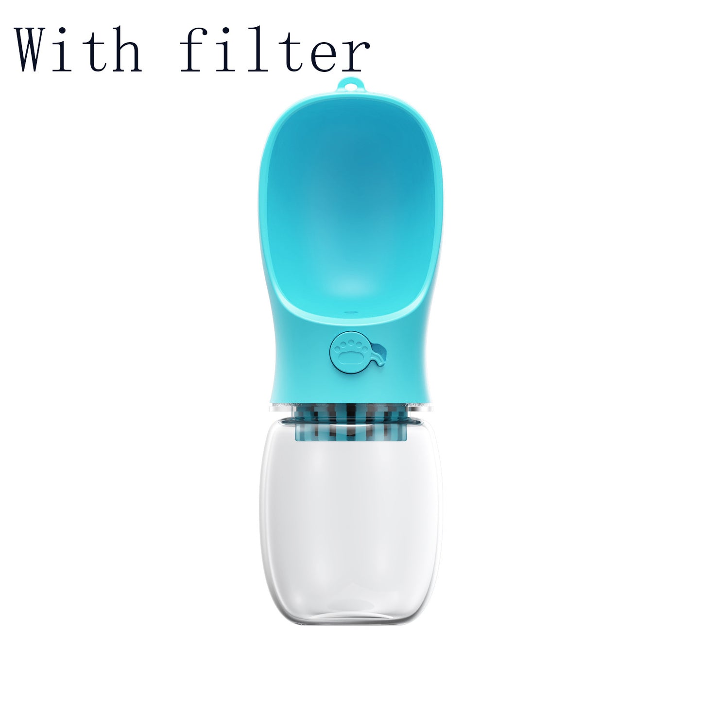 Travel-Friendly Pet Water Bottle with Attached Cup