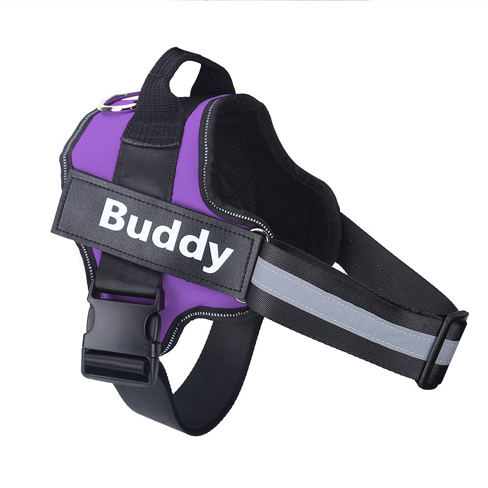 Customizable Dog Vest Harness, Reflective, and Adjustable for All Breeds