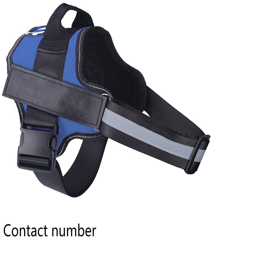 Customizable Dog Vest Harness, Reflective, and Adjustable for All Breeds